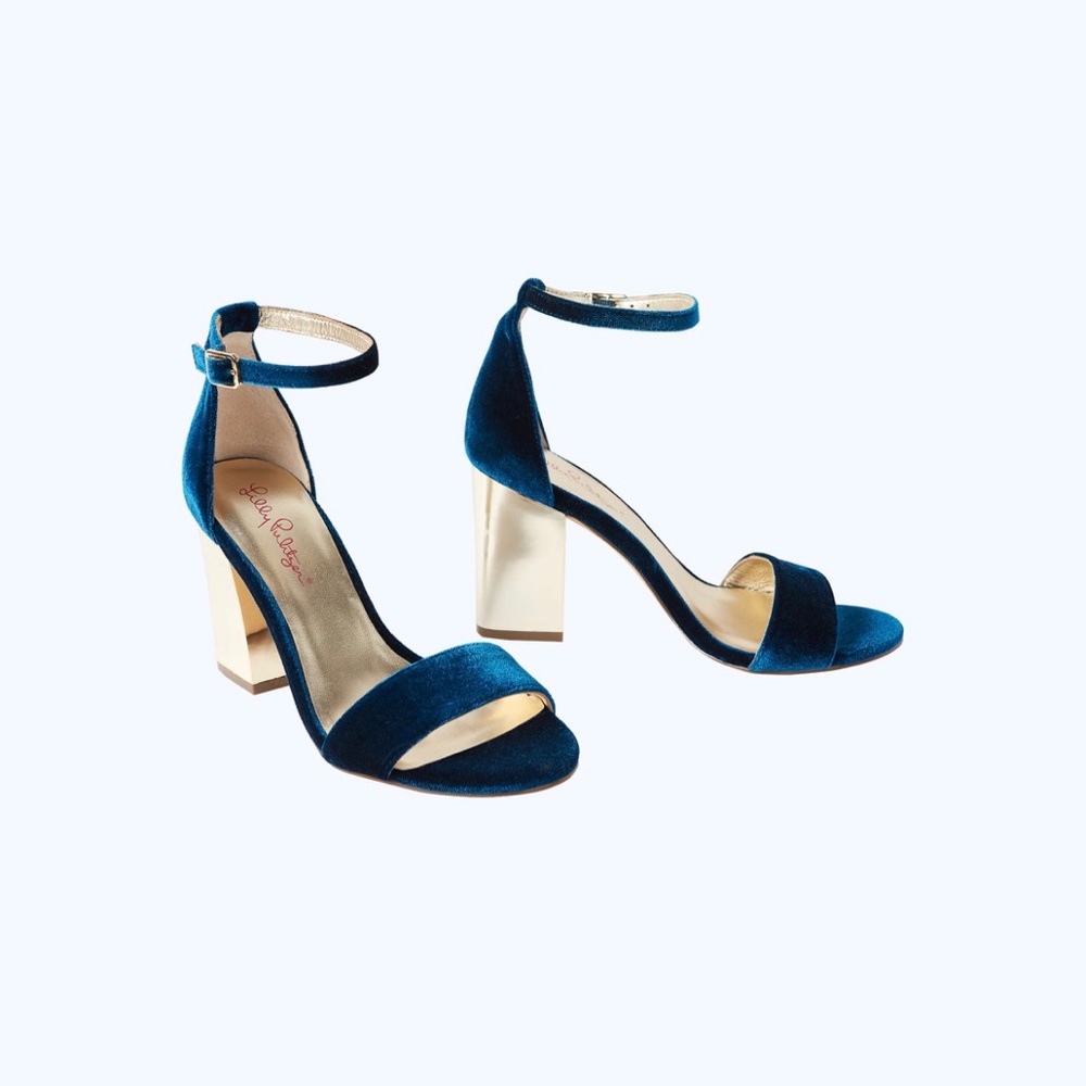 Lilly Pulitzer Amber Lynn Sandal | Inky Navy | 6M